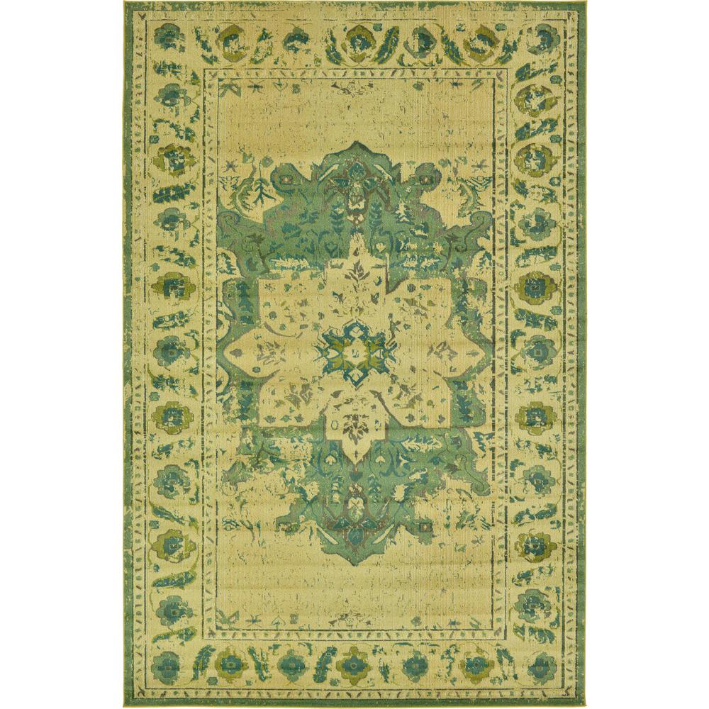 Medici Oasis Rug, Green (10' 6 x 16' 5). Picture 1