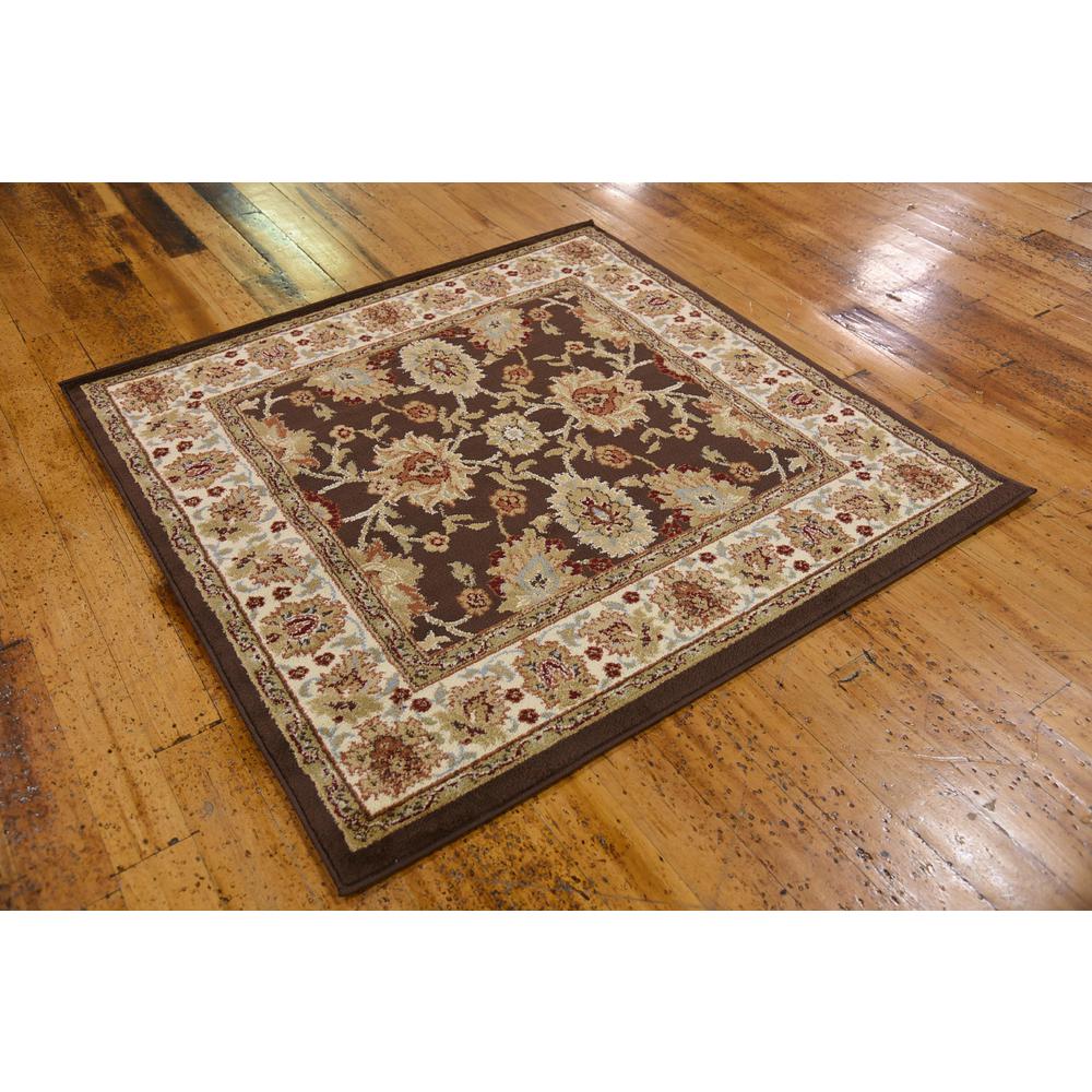 Springfield Voyage Rug, Brown (4' 0 x 4' 0). Picture 3