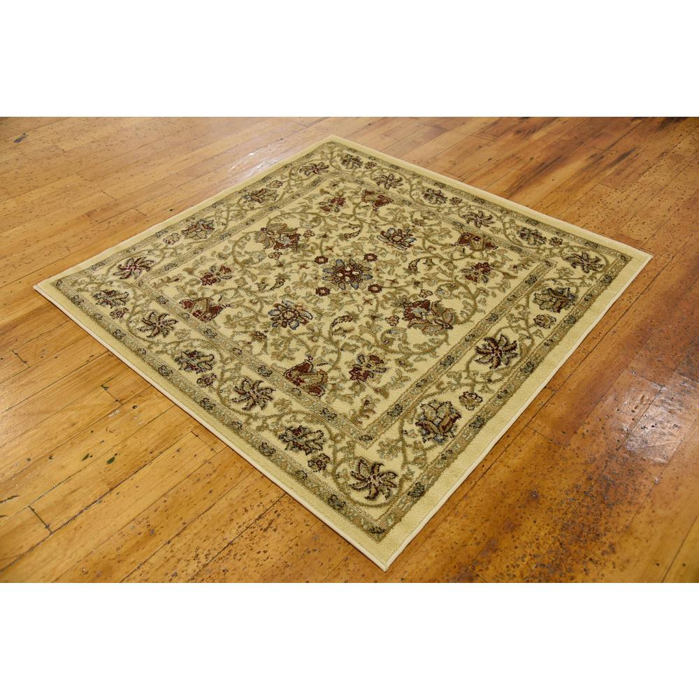 Lawrence Voyage Rug, Ivory (4' 0 x 4' 0). Picture 3