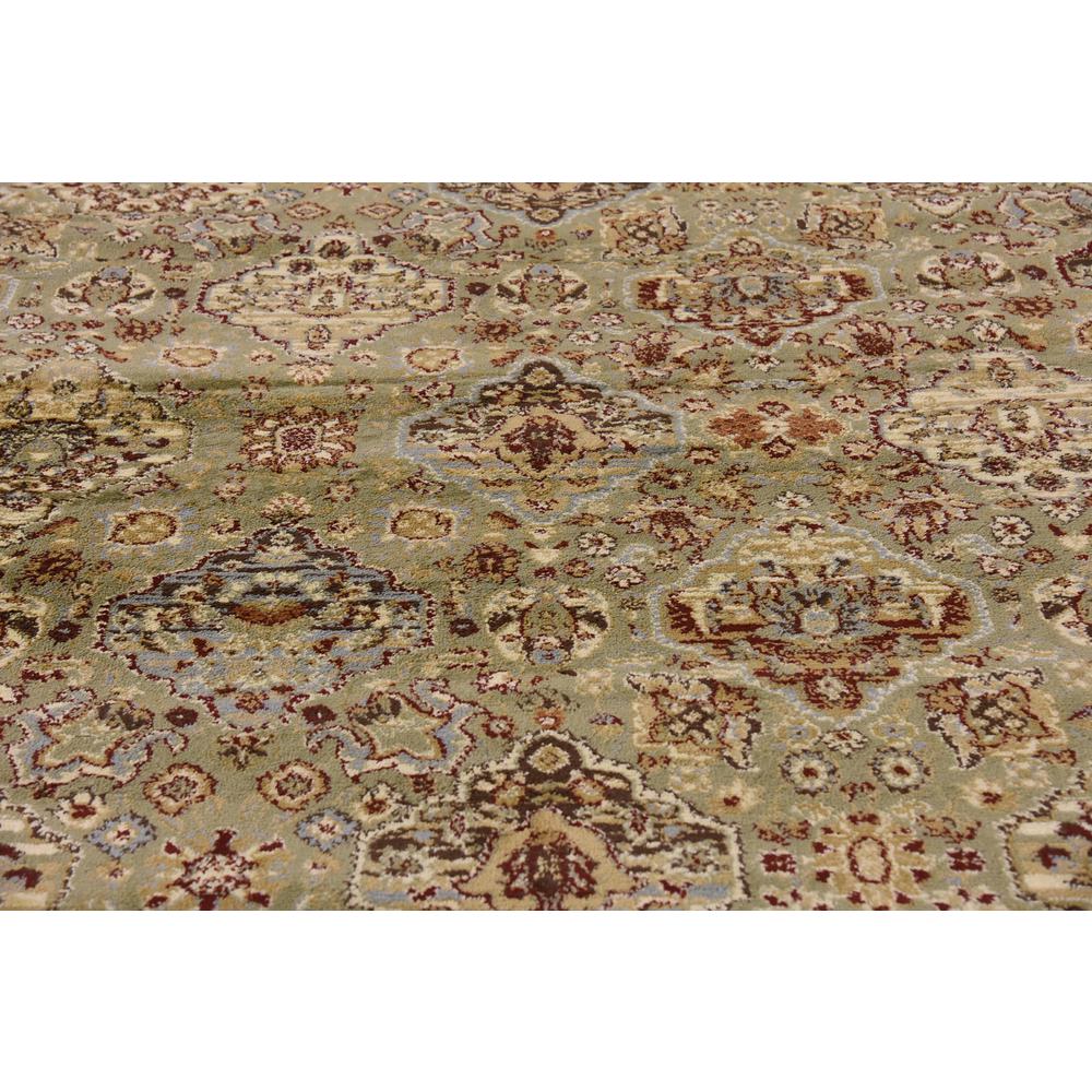 Colonial Voyage Rug, Light Green (8' 0 x 8' 0). Picture 5