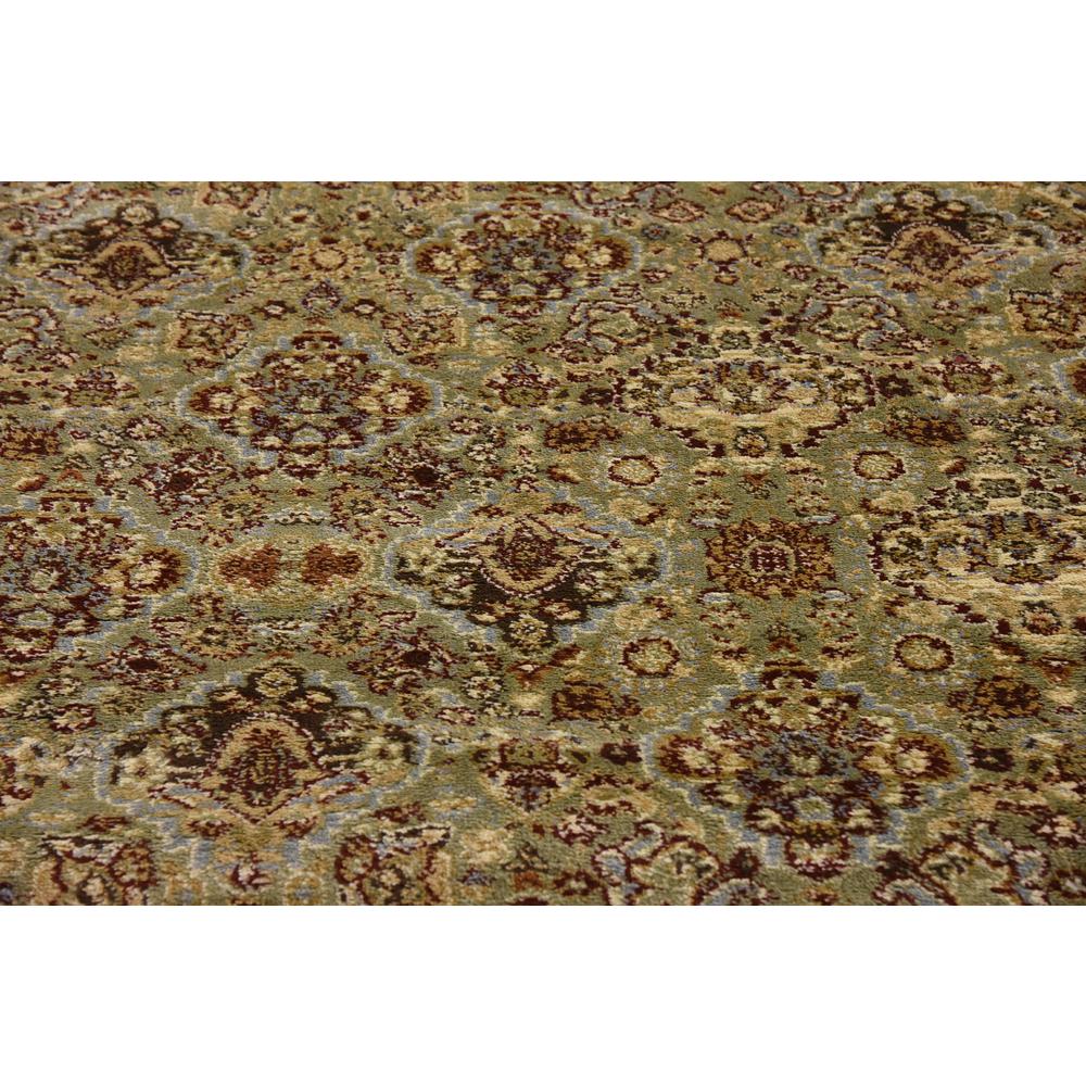 Colonial Voyage Rug, Light Green (6' 0 x 6' 0). Picture 5
