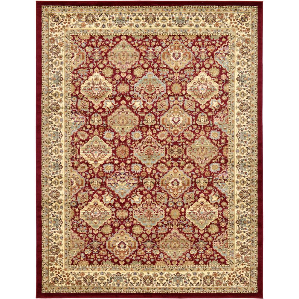 Colonial Voyage Rug, Red (9' 0 x 12' 0). Picture 1