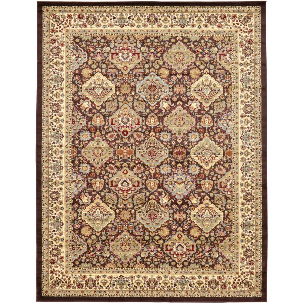 Colonial Voyage Rug, Brown (9' 0 x 12' 0). Picture 1