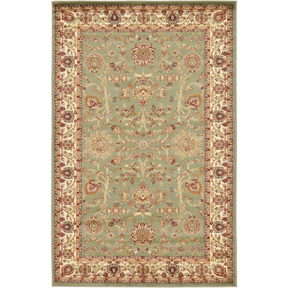 St. Florence Voyage Rug, Light Green (5' 0 x 8' 0). Picture 1