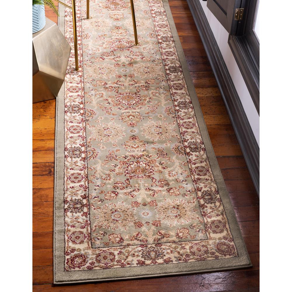 St. Florence Voyage Rug, Light Green (2' 7 x 10' 0). Picture 2