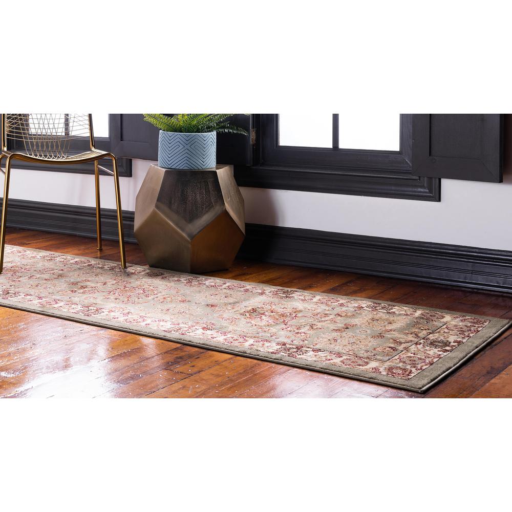 St. Florence Voyage Rug, Light Green (2' 7 x 10' 0). Picture 3