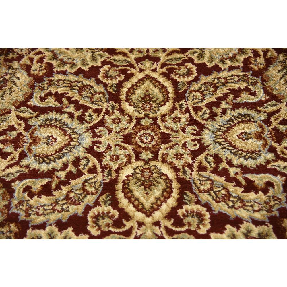 Asheville Voyage Rug, Red (4' 0 x 4' 0). Picture 4