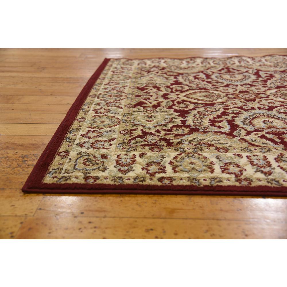 Asheville Voyage Rug, Red (4' 0 x 4' 0). Picture 5