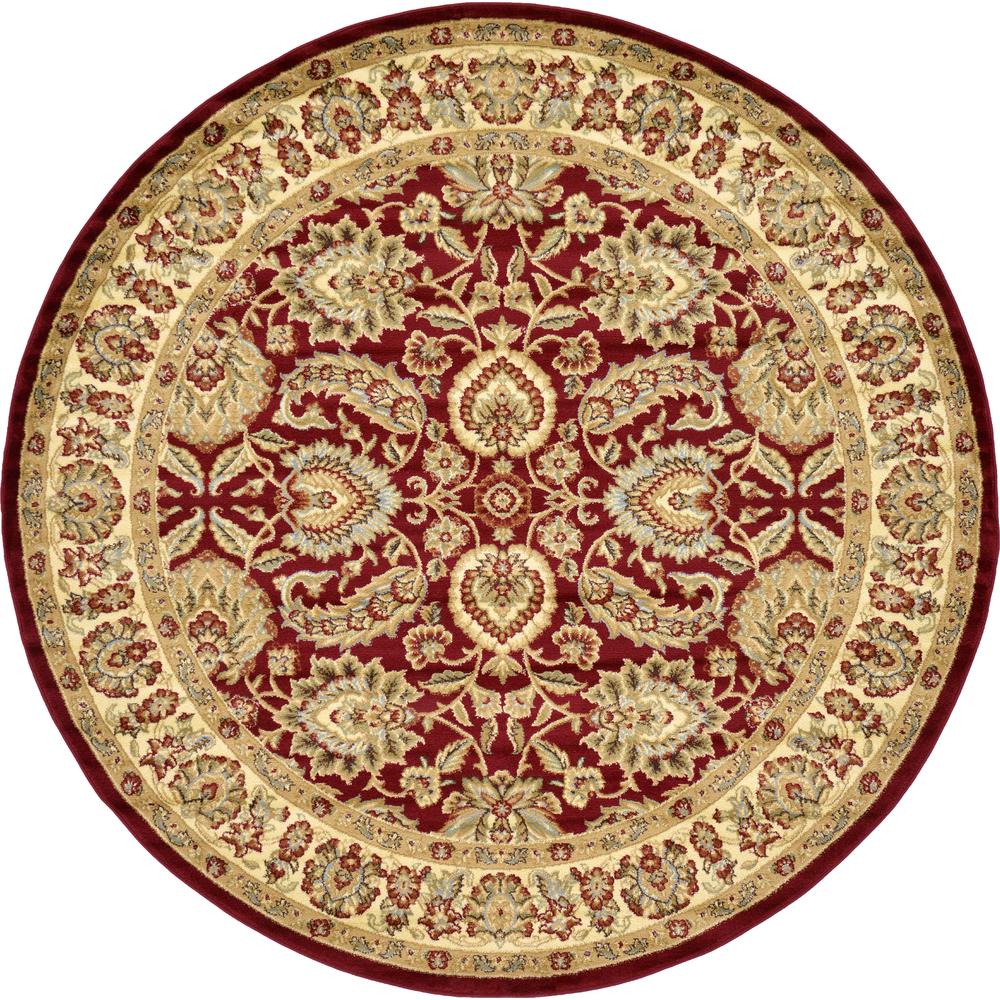 Asheville Voyage Rug, Red (8' 0 x 8' 0). Picture 1