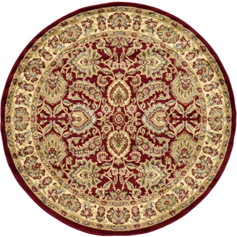 Asheville Voyage Rug, Red (6' 0 x 6' 0). Picture 1