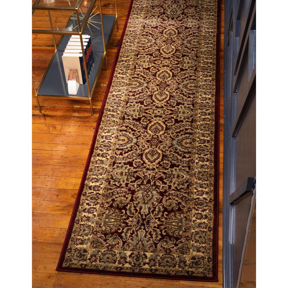 Asheville Voyage Rug, Red (2' 7 x 10' 0). Picture 2