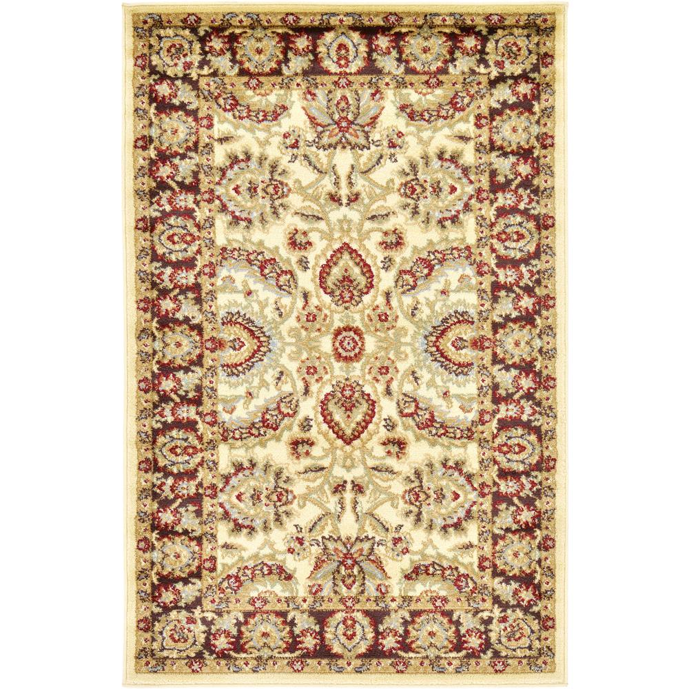 Asheville Voyage Rug, Ivory (3' 3 x 5' 3). Picture 1