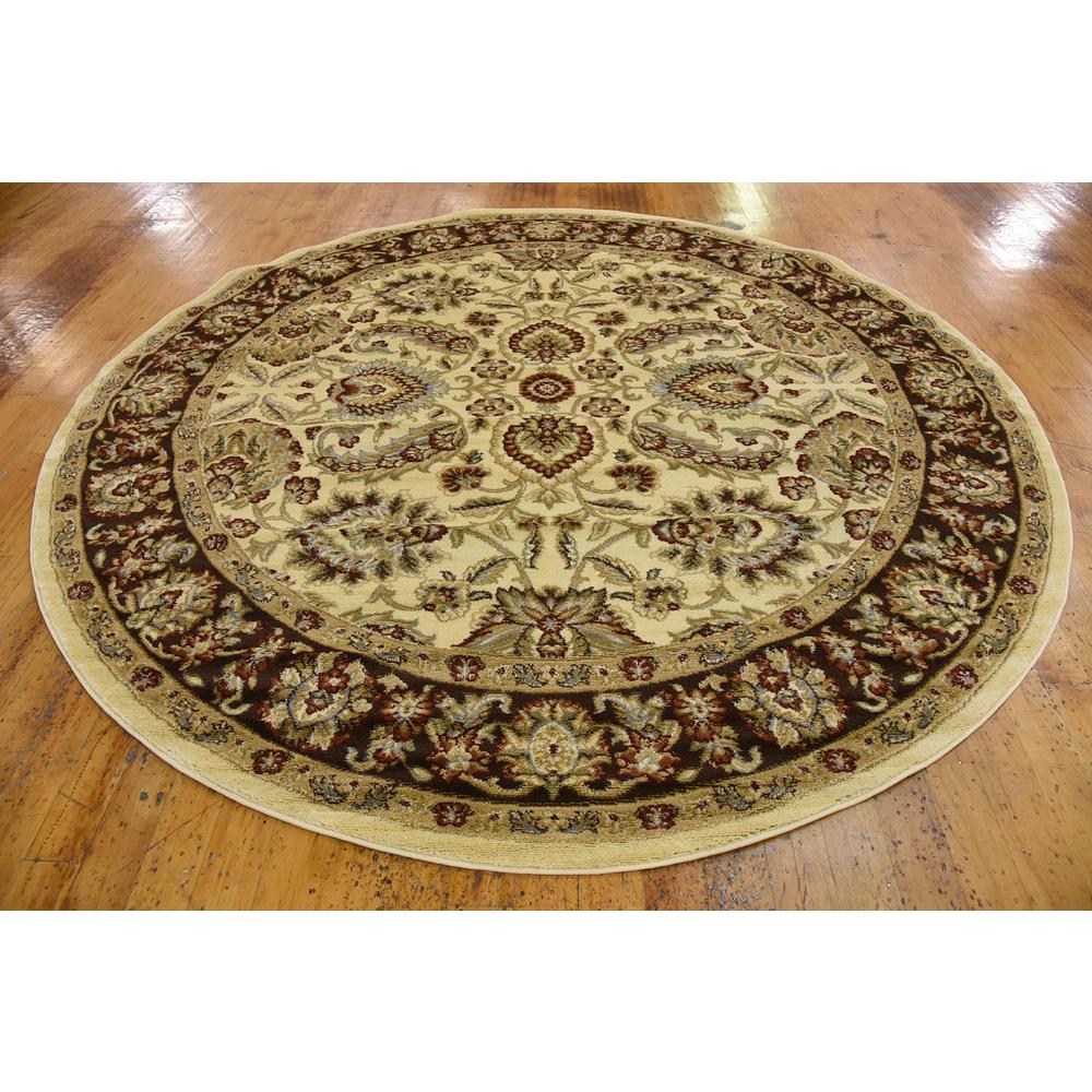 Asheville Voyage Rug, Ivory (8' 0 x 8' 0). Picture 3