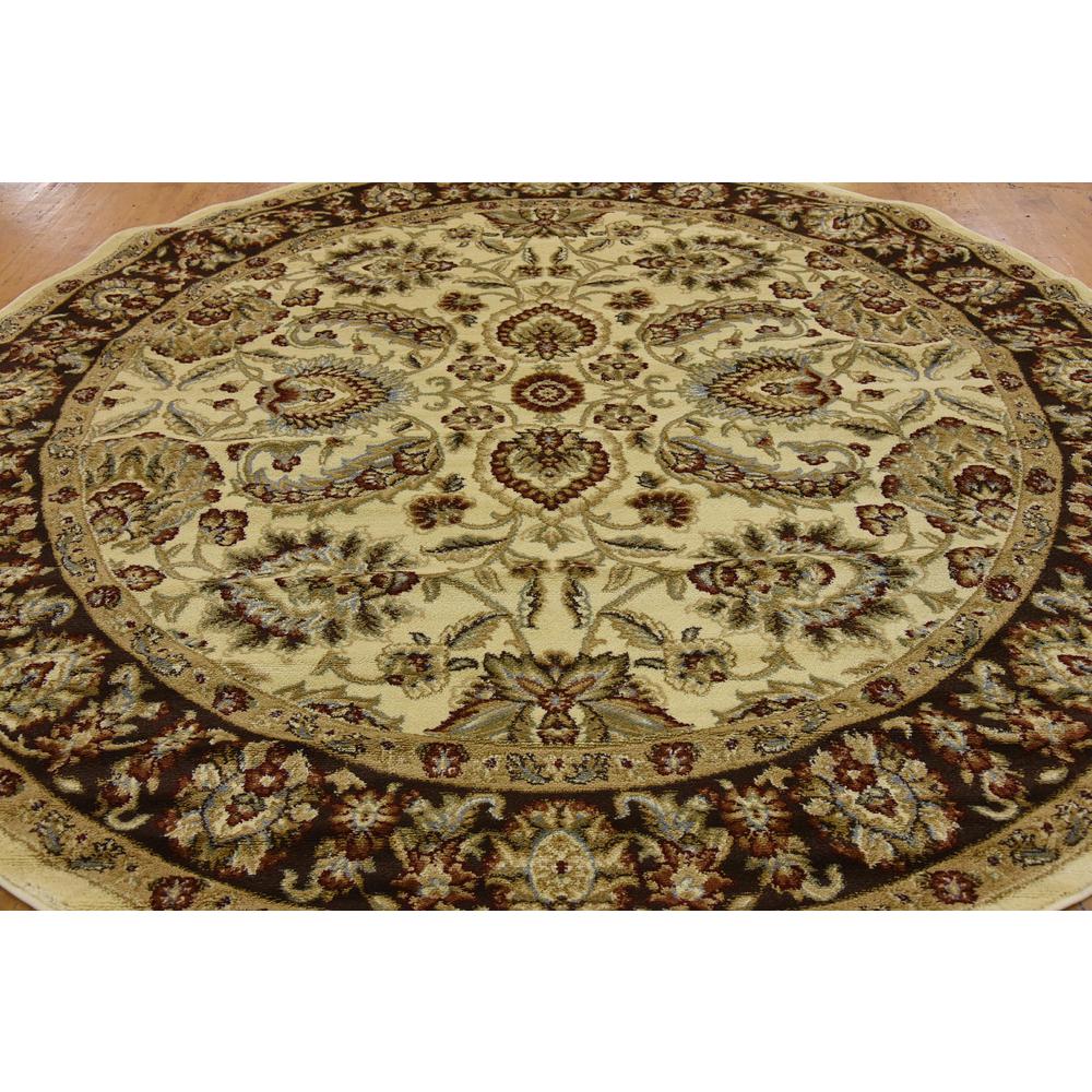 Asheville Voyage Rug, Ivory (8' 0 x 8' 0). Picture 4