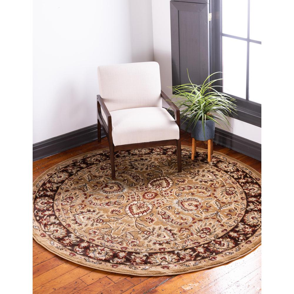 Asheville Voyage Rug, Gold/Brown (8' 0 x 8' 0). Picture 2