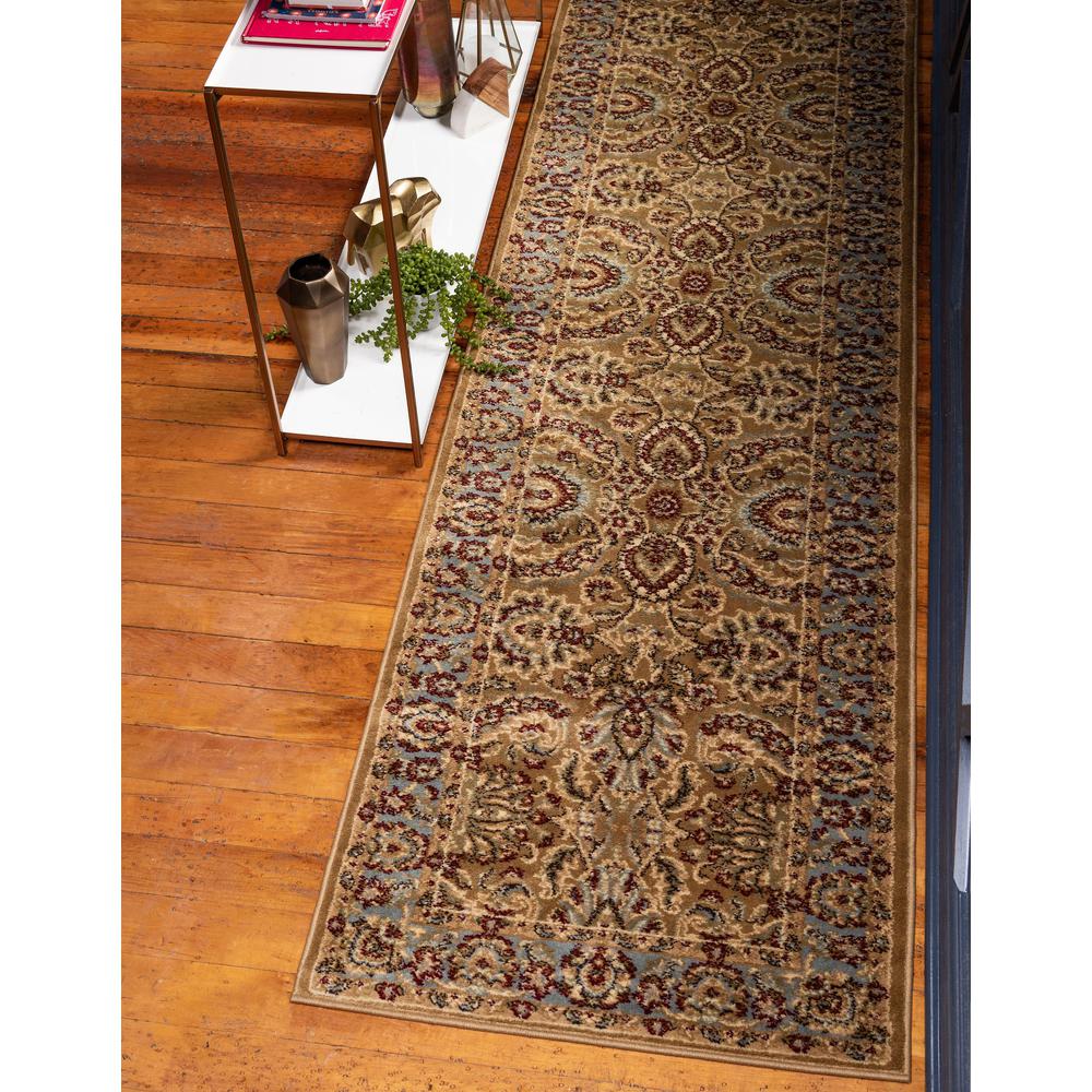 Asheville Voyage Rug, Gold/Ivory (2' 7 x 10' 0). Picture 2