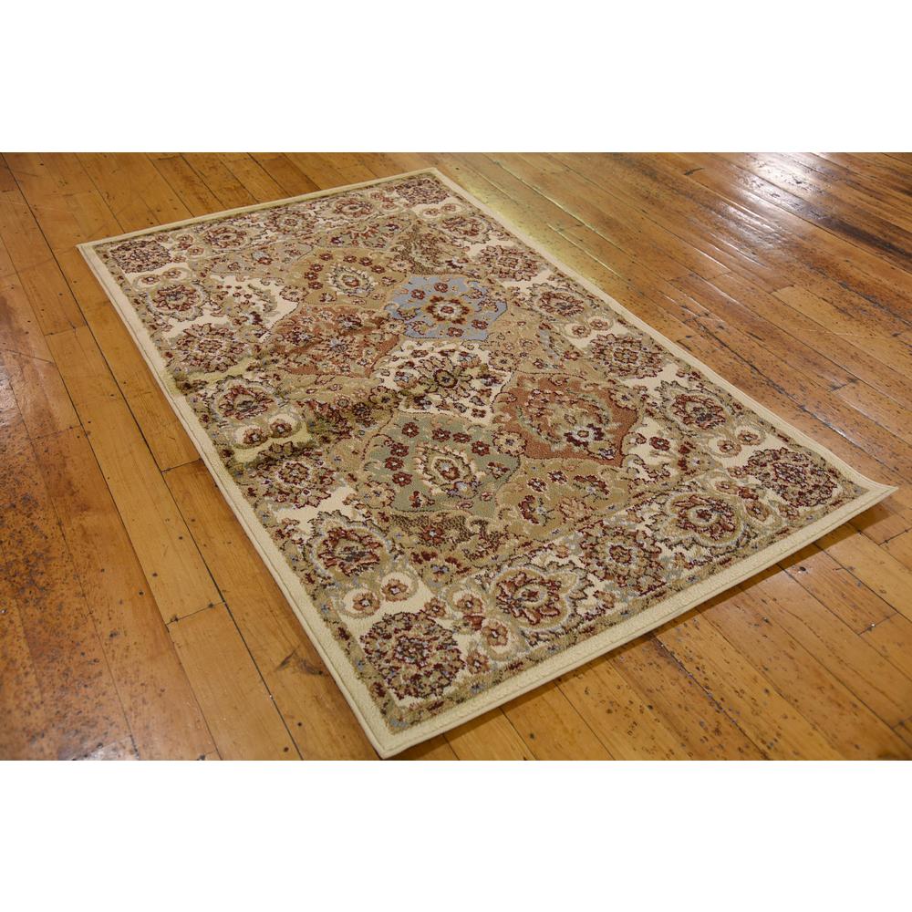 Athens Voyage Rug, Ivory (3' 3 x 5' 3). Picture 3
