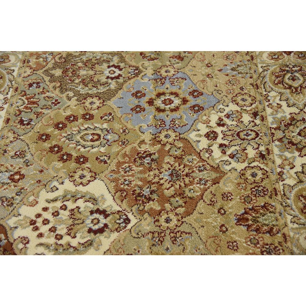 Athens Voyage Rug, Ivory (4' 0 x 4' 0). Picture 4