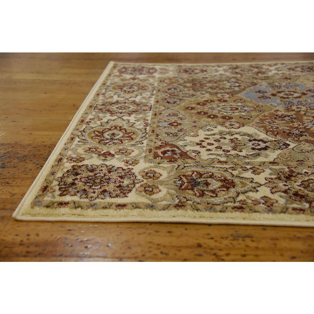 Athens Voyage Rug, Ivory (4' 0 x 4' 0). Picture 5