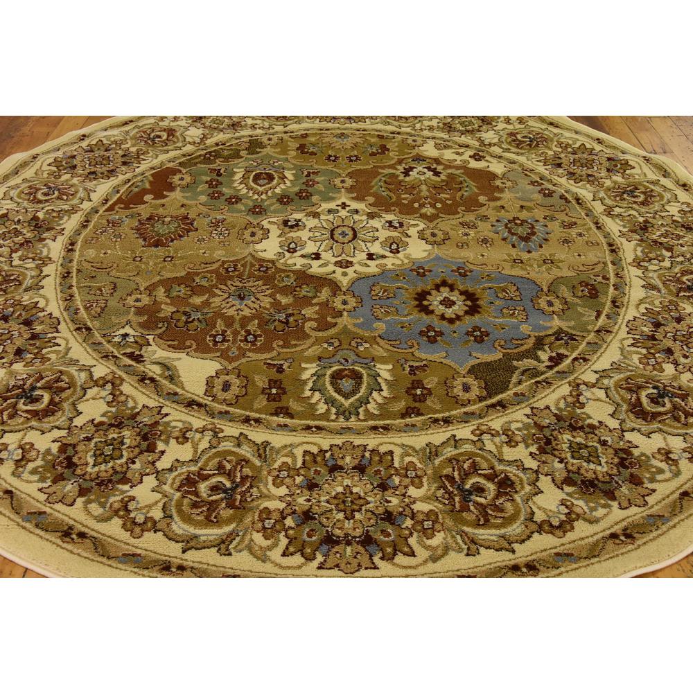 Athens Voyage Rug, Ivory (8' 0 x 8' 0). Picture 4