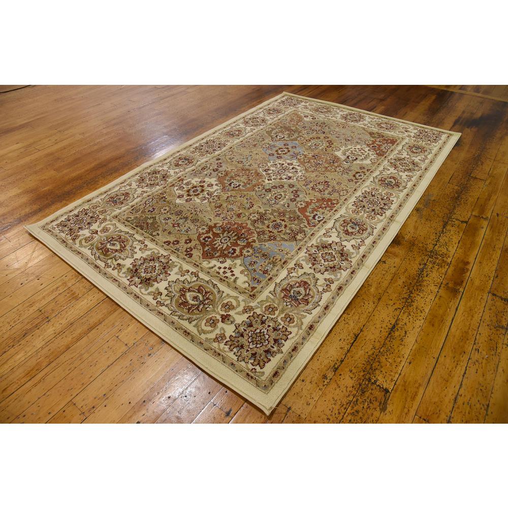Athens Voyage Rug, Ivory (5' 0 x 8' 0). Picture 3