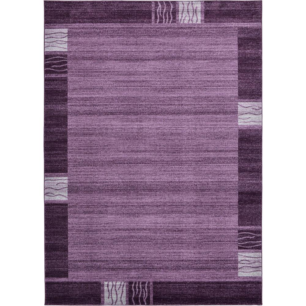 Sarah Del Mar Rug, Purple (7' 0 x 10' 0). Picture 1