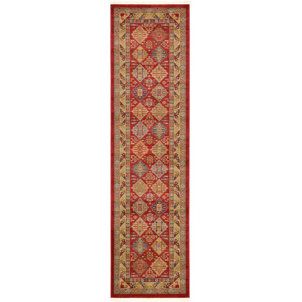 Xerxes Sahand Rug, Red (2' 7 x 10' 0). Picture 1