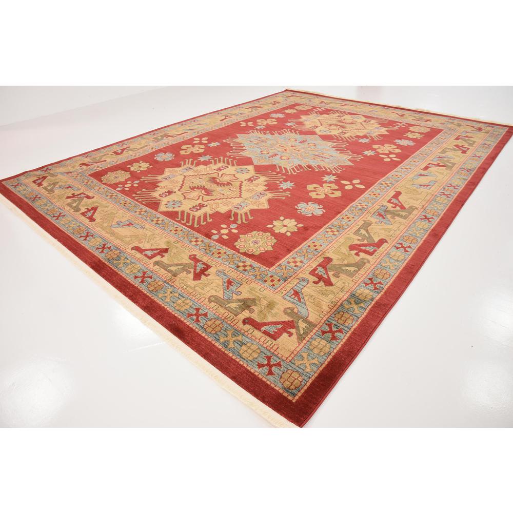 Cyrus Sahand Rug, Red (10' 0 x 13' 0). Picture 3
