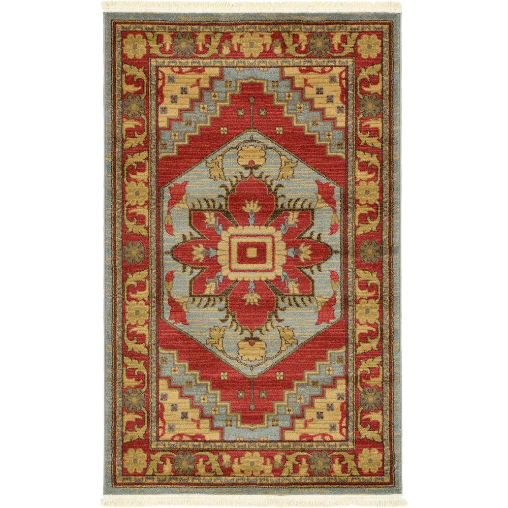 Demitri Sahand Rug, Red (3' 3 x 5' 3). Picture 1