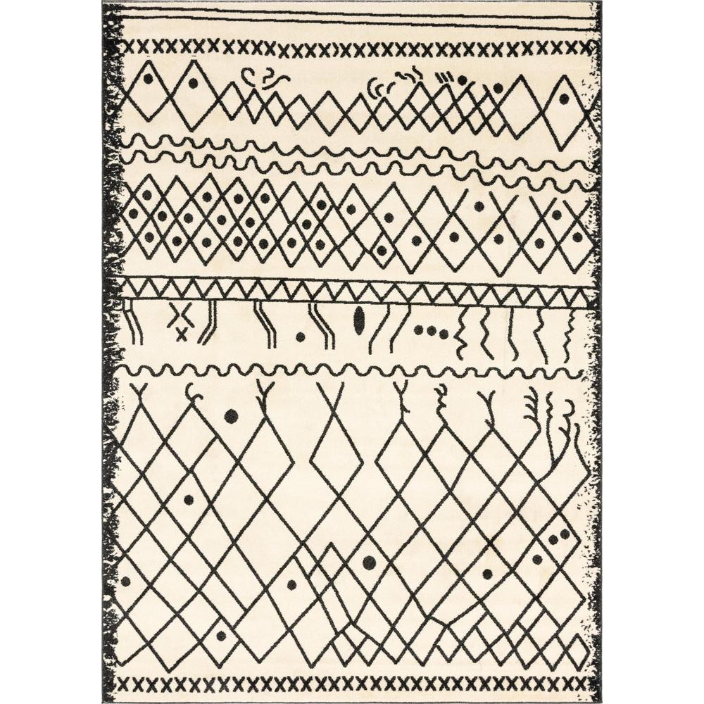 Tribal Fez Rug, Beige (7' 0 x 10' 0). Picture 1