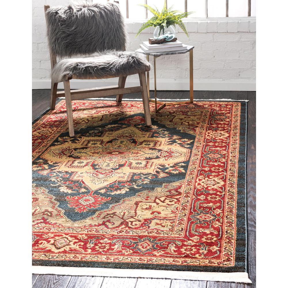 Arsaces Sahand Rug, Dark Blue (7' 0 x 10' 0). Picture 2
