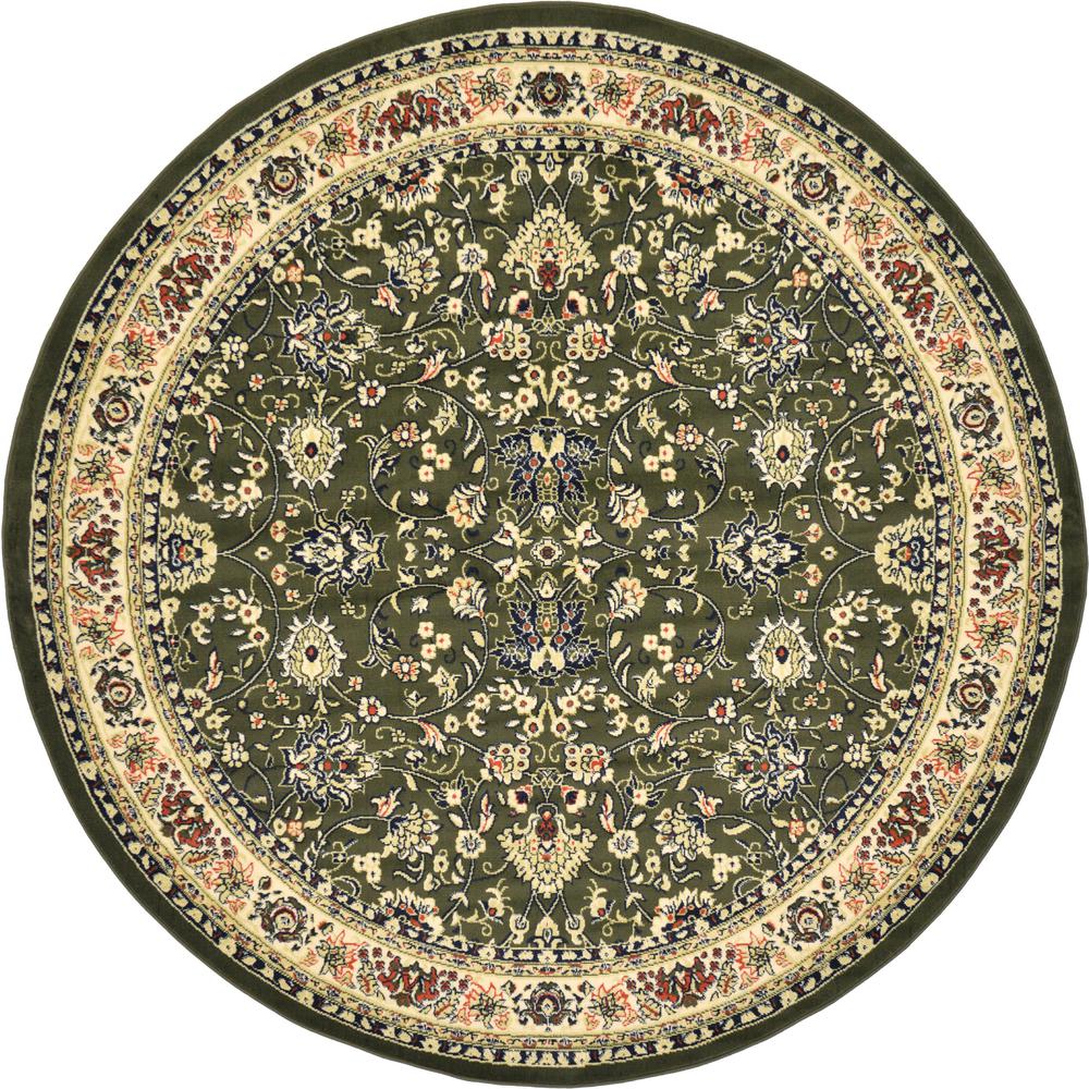 Washington Sialk Hill Rug, Olive (8' 0 x 8' 0). Picture 1