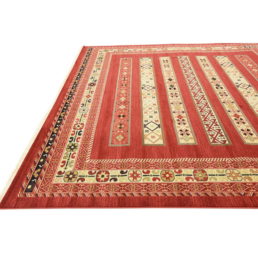 Pasadena Fars Rug, Rust Red (10' 0 x 10' 0). Picture 6