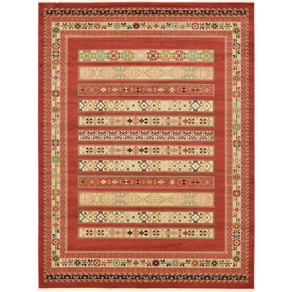 Pasadena Fars Rug, Rust Red (10' 0 x 13' 0). Picture 1