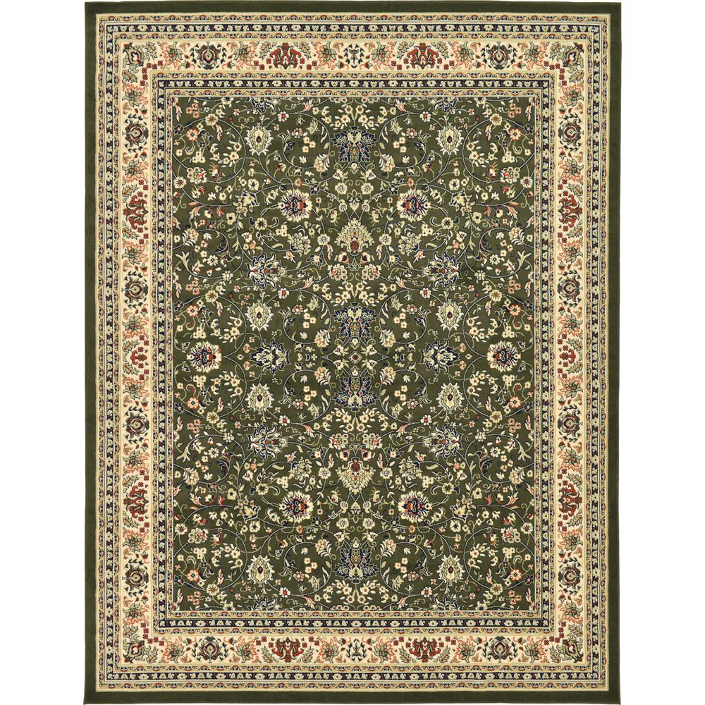 Washington Sialk Hill Rug, Olive (9' 10 x 13' 0). Picture 1