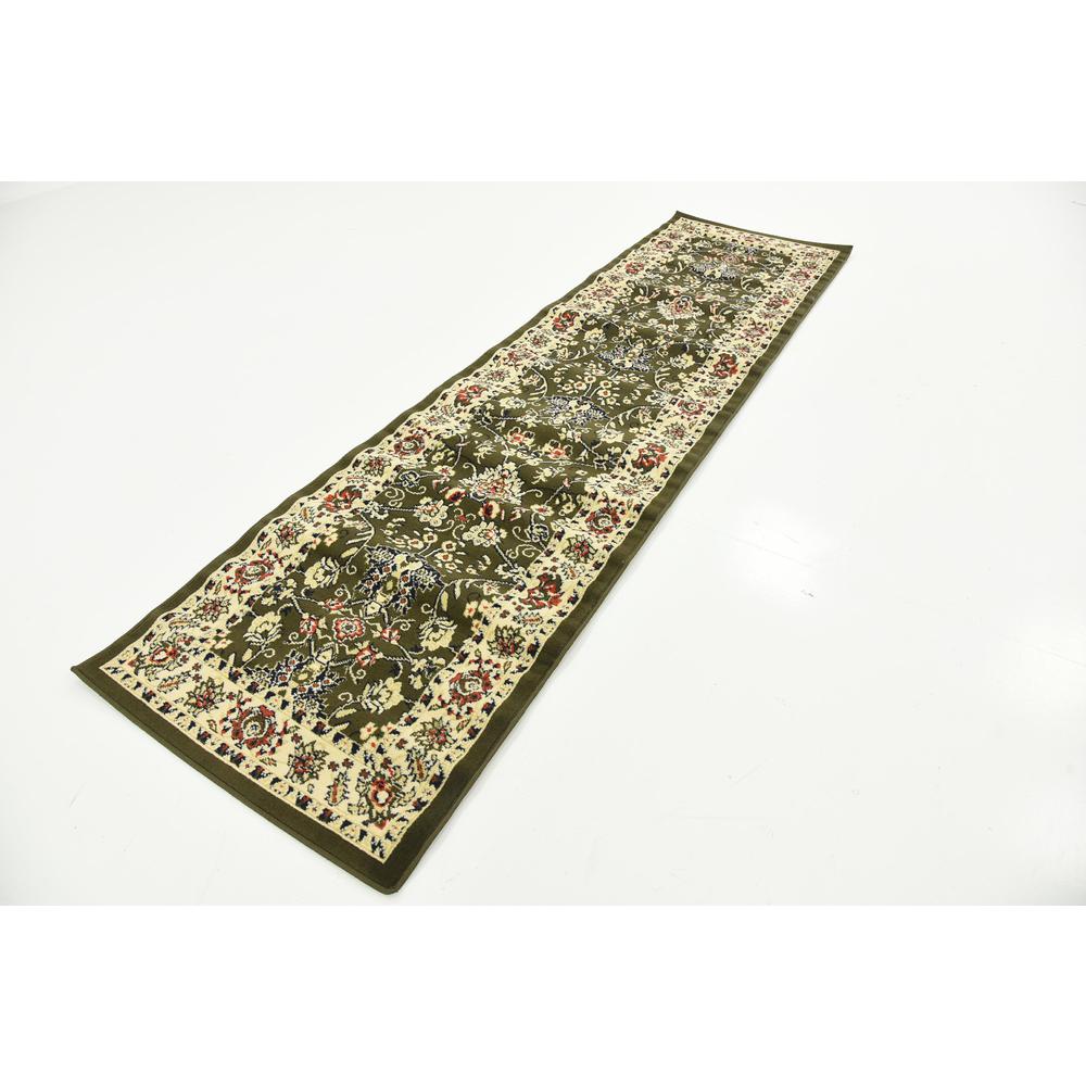 Washington Sialk Hill Rug, Olive (2' 7 x 10' 0). Picture 3