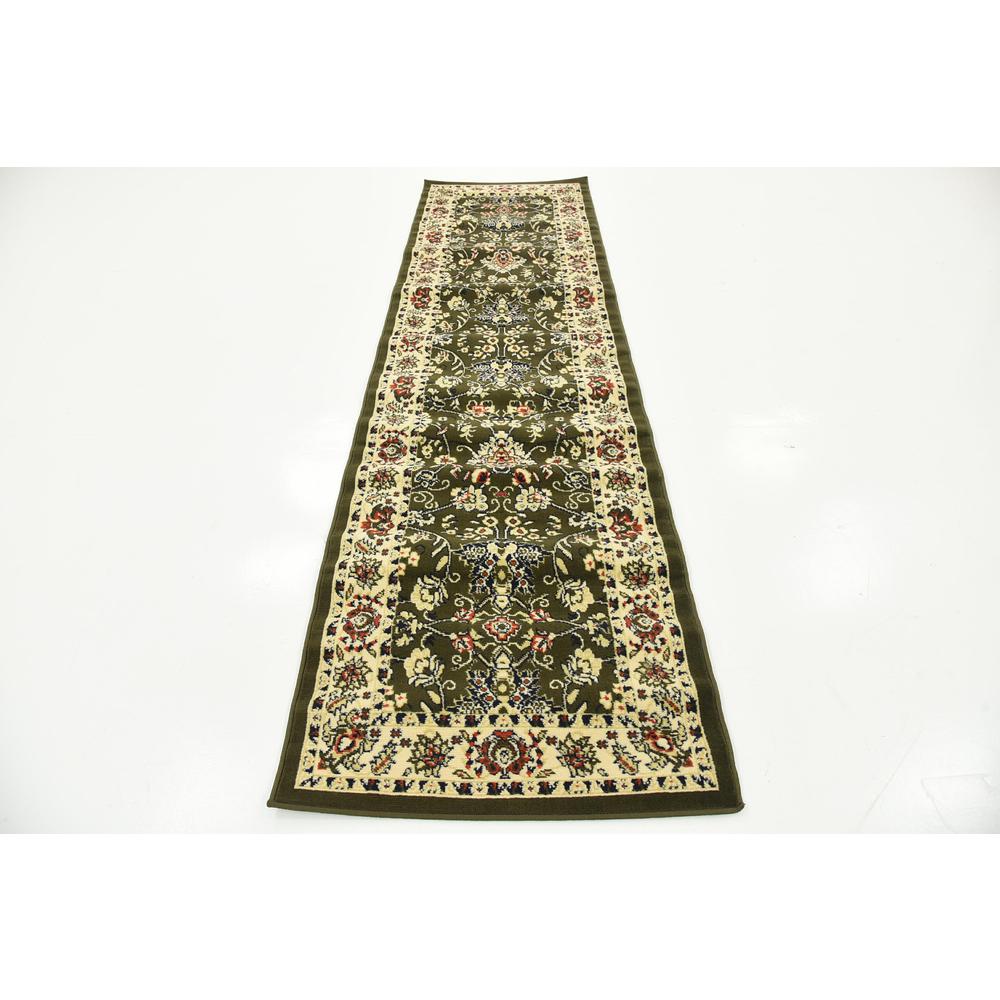 Washington Sialk Hill Rug, Olive (2' 7 x 10' 0). Picture 4