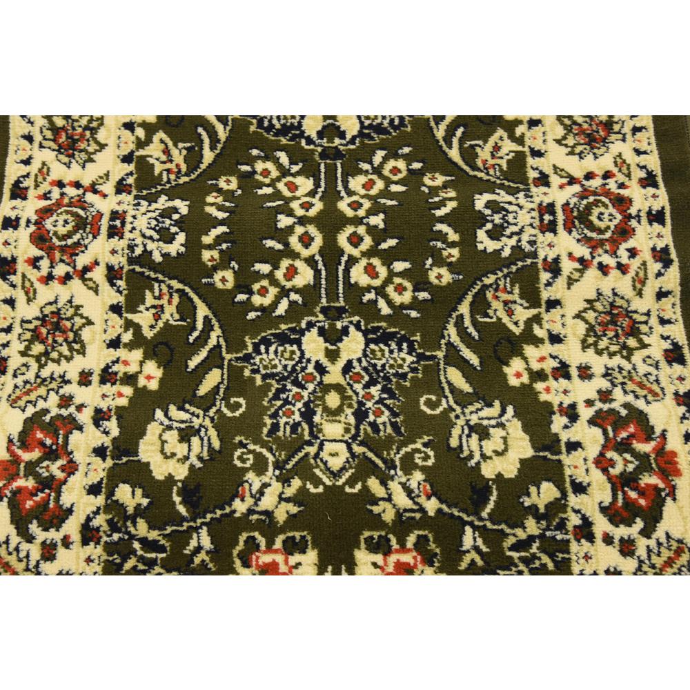 Washington Sialk Hill Rug, Olive (2' 7 x 10' 0). Picture 5
