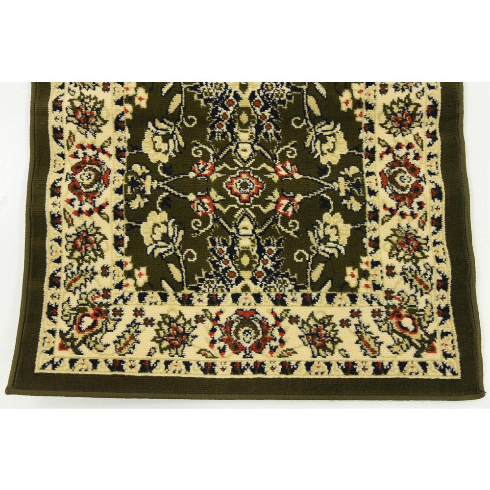 Washington Sialk Hill Rug, Olive (2' 7 x 10' 0). Picture 6