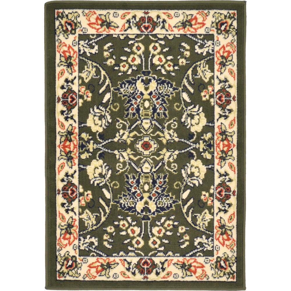Washington Sialk Hill Rug, Olive (2' 2 x 3' 0). Picture 1