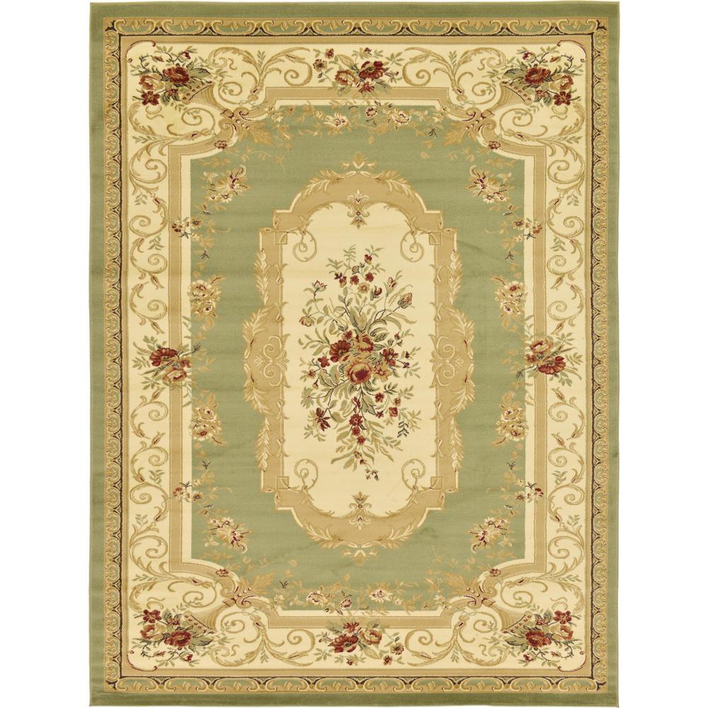 Henry Versailles Rug, Green (9' 0 x 12' 0). Picture 1