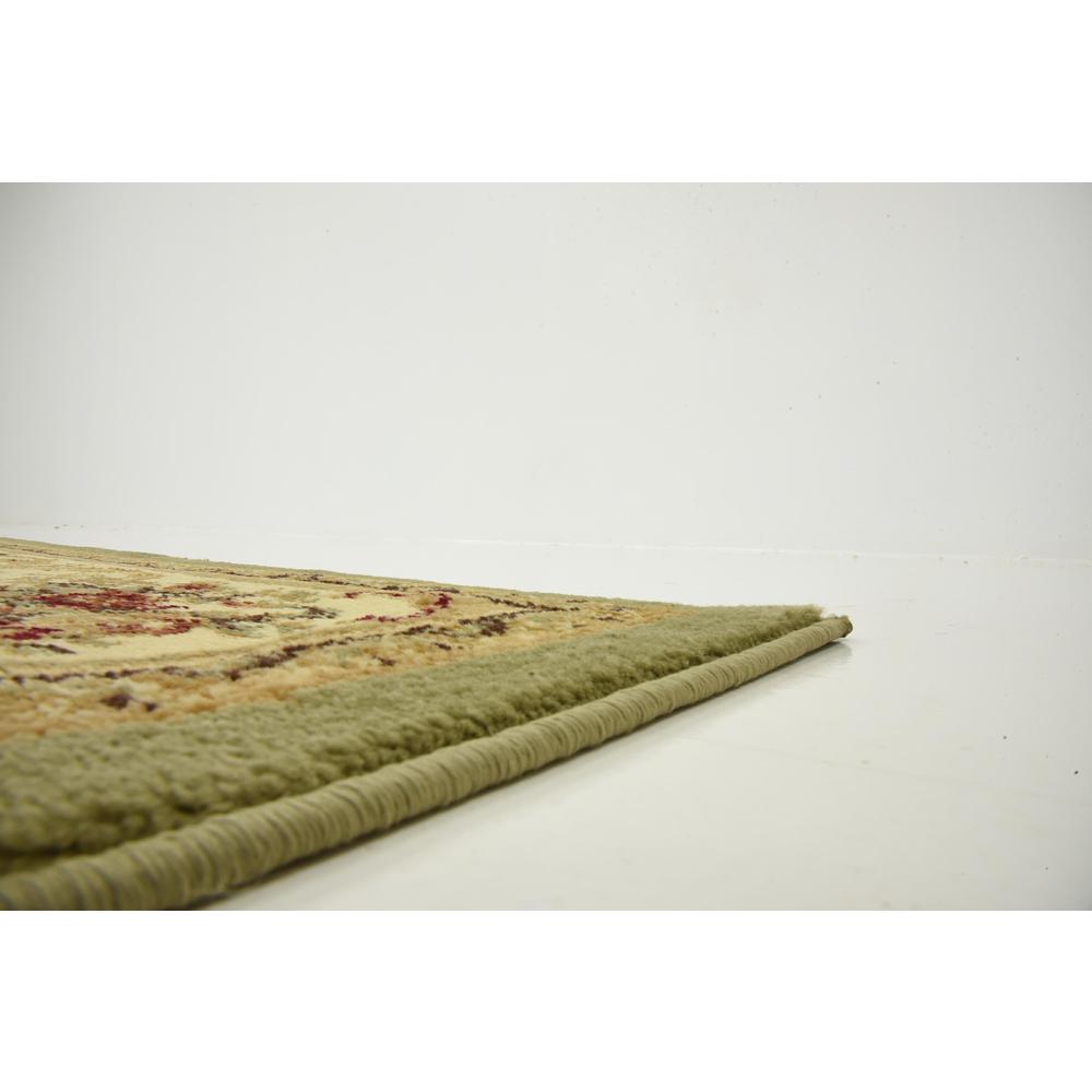Henry Versailles Rug, Green (4' 0 x 4' 0). Picture 6