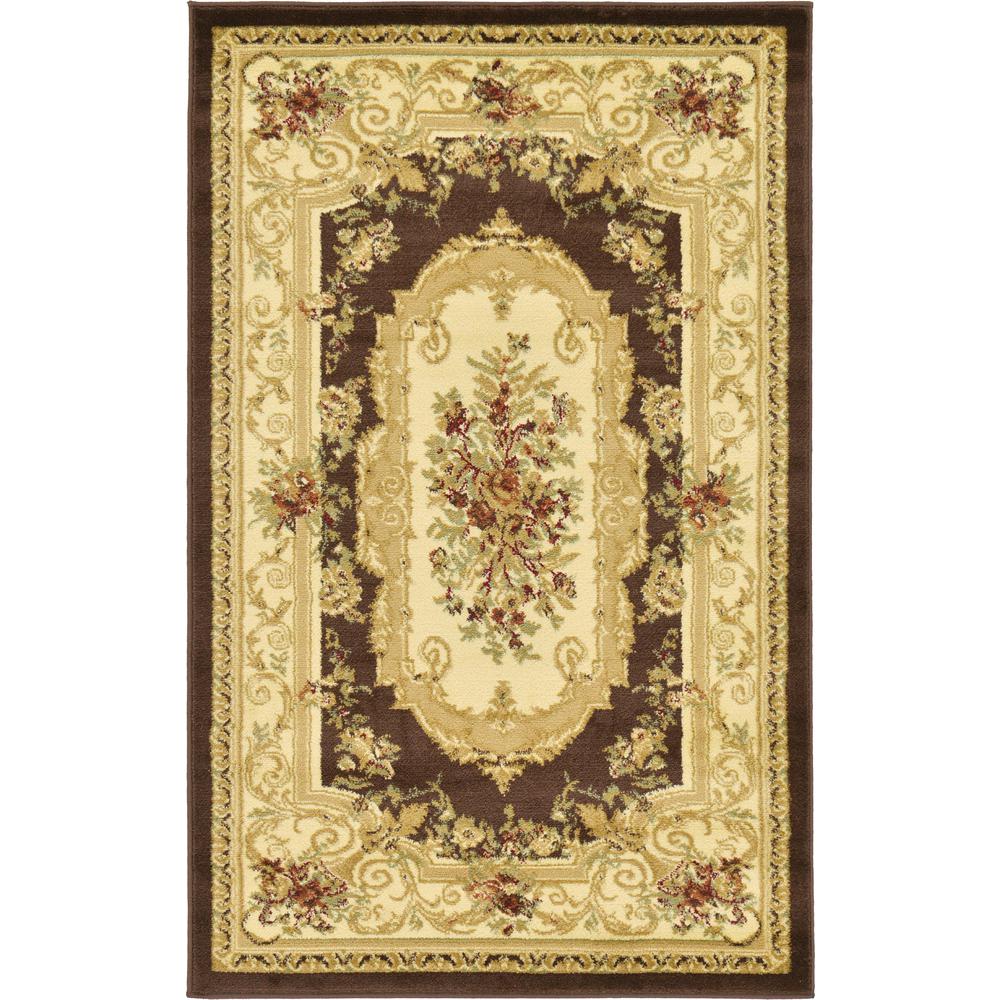 Henry Versailles Rug, Brown (3' 3 x 5' 3). Picture 1
