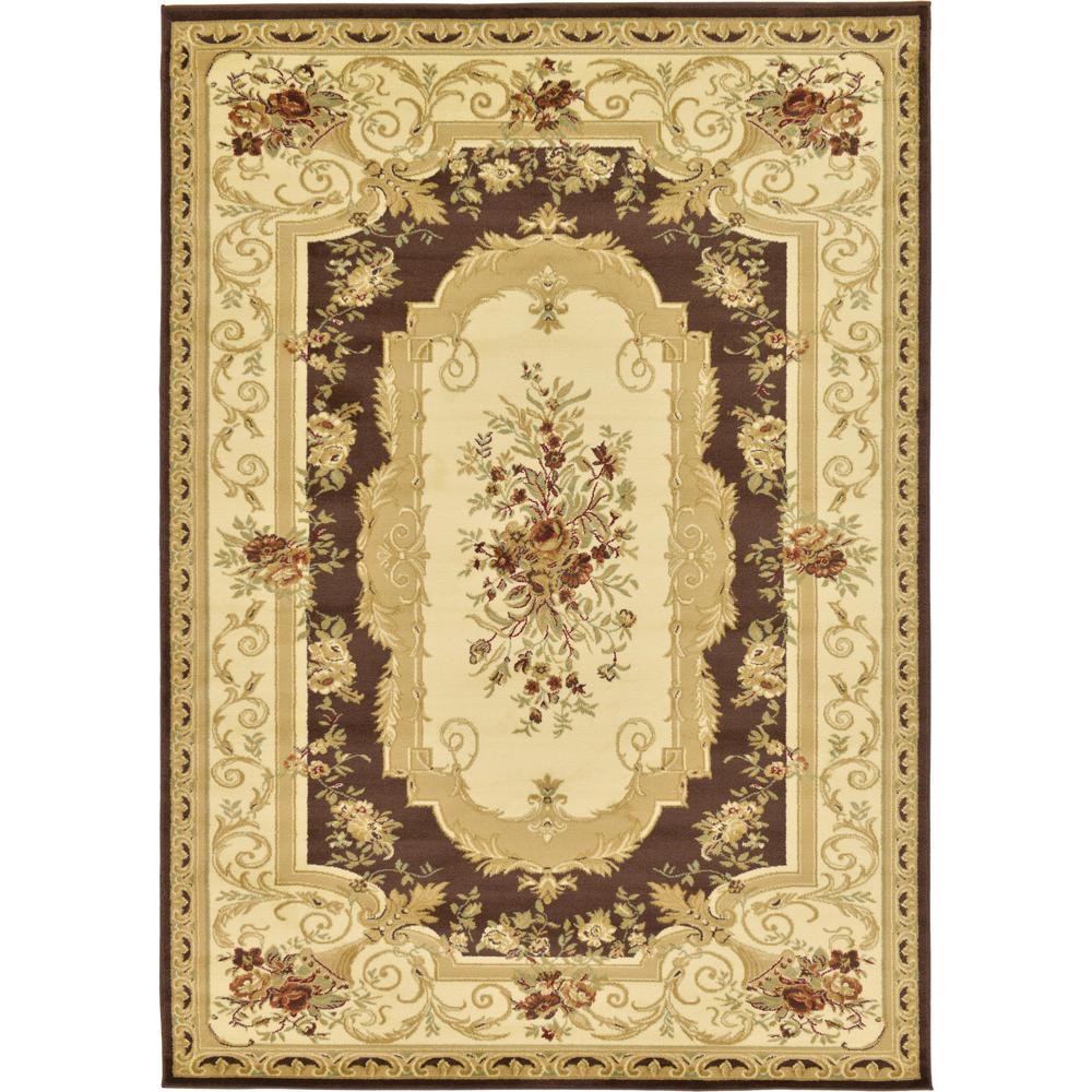 Henry Versailles Rug, Brown (7' 0 x 10' 0). Picture 1