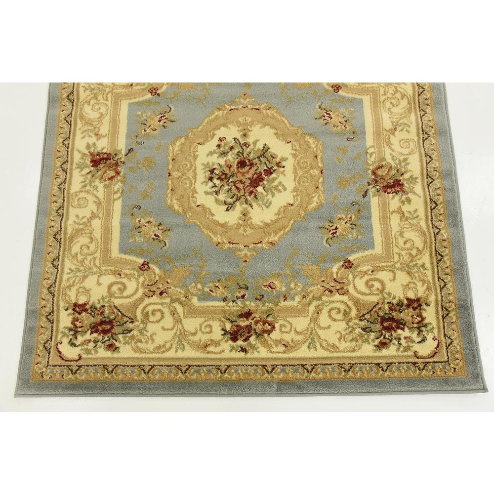 Henry Versailles Rug, Slate Blue (4' 0 x 4' 0). Picture 4