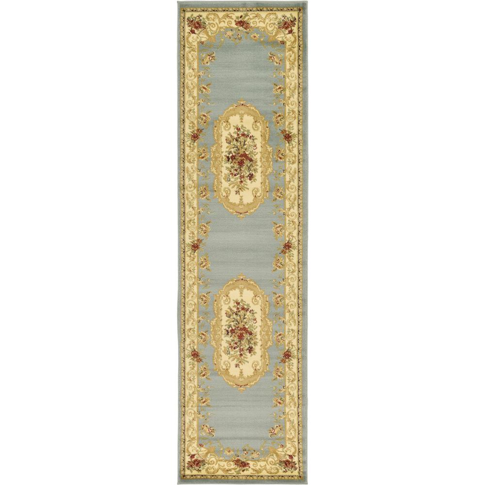 Henry Versailles Rug, Slate Blue (2' 7 x 10' 0). Picture 1