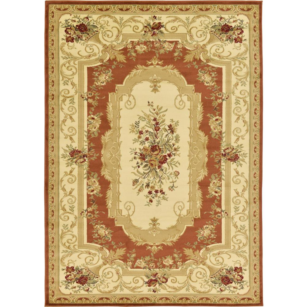 Henry Versailles Rug, Terracotta (7' 0 x 10' 0). Picture 1