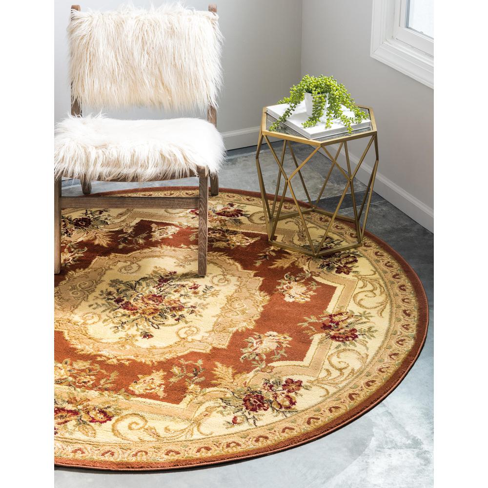 Henry Versailles Rug, Terracotta (8' 0 x 8' 0). Picture 2