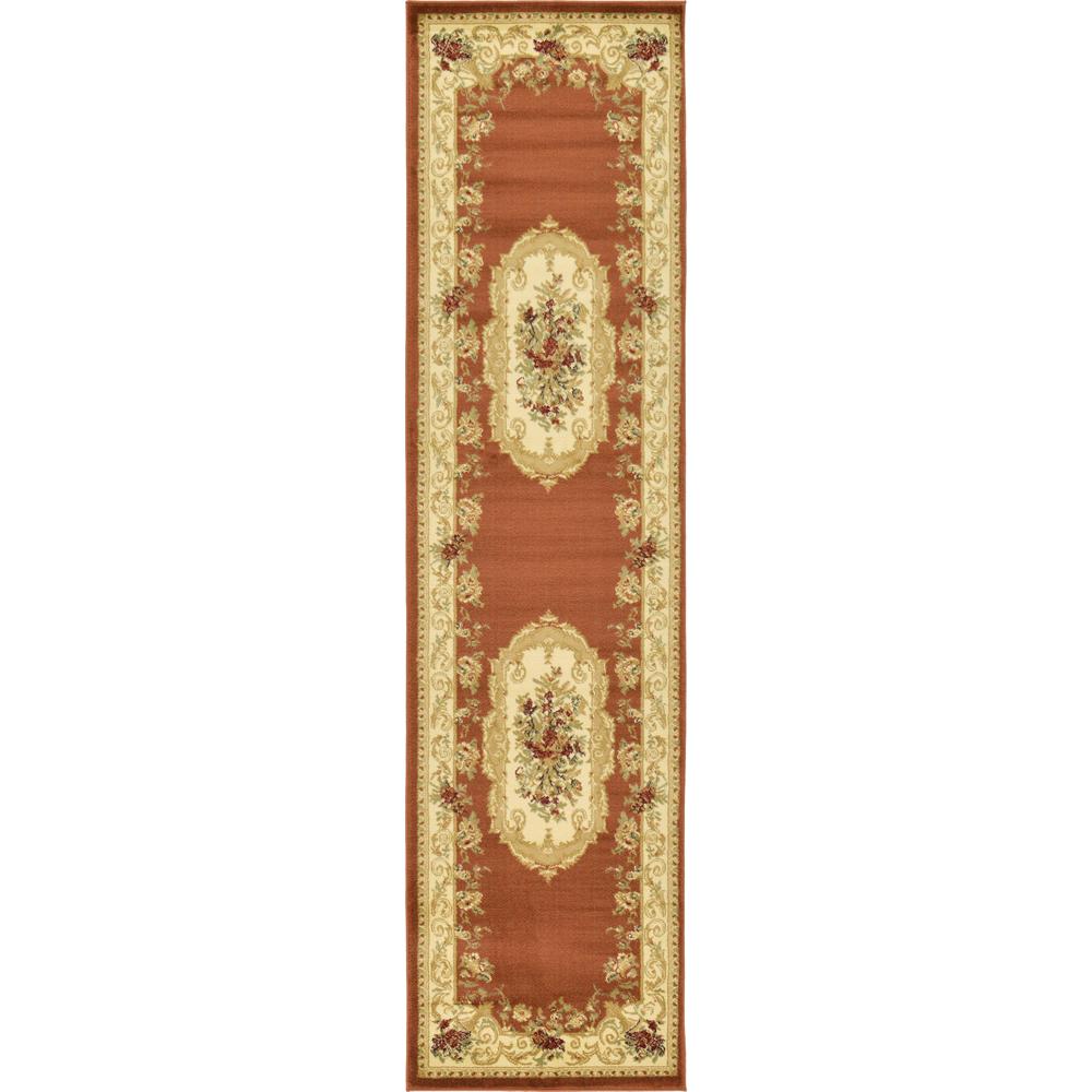 Henry Versailles Rug, Terracotta (2' 7 x 10' 0). The main picture.