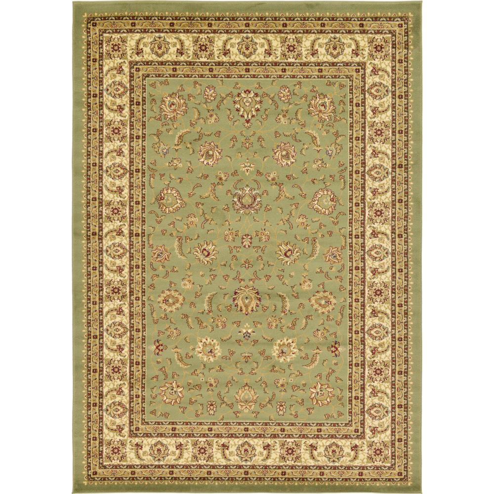 St. Louis Voyage Rug, Green (7' 0 x 10' 0). Picture 1
